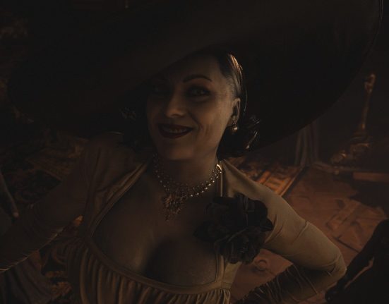 Lady Dimitrescu a Resident Evil villageben