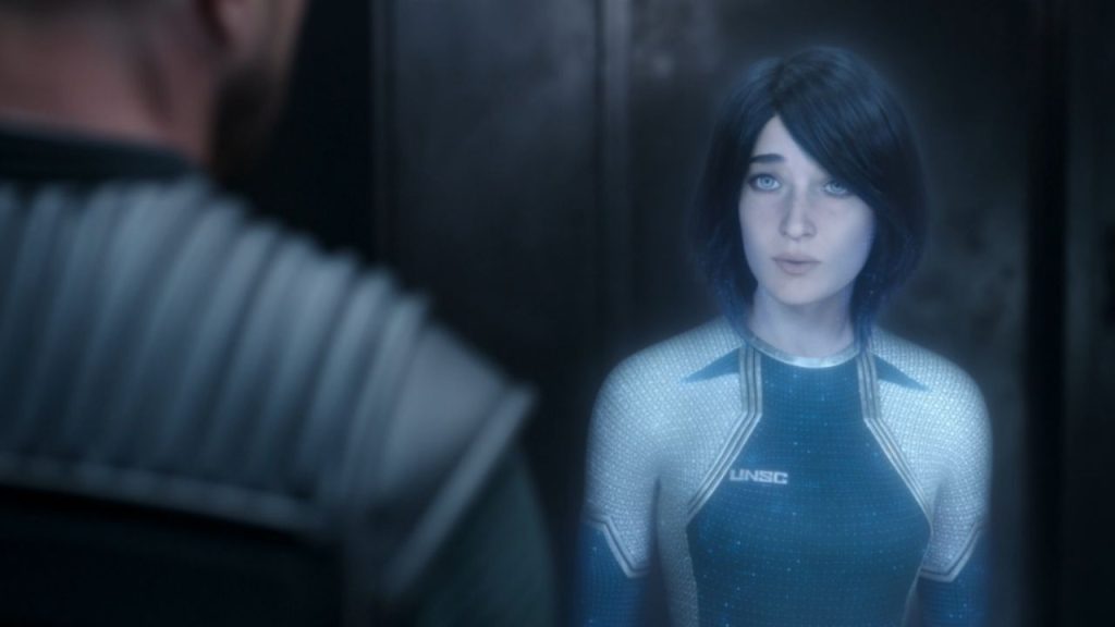 Cortana a Master Chieffel beszél