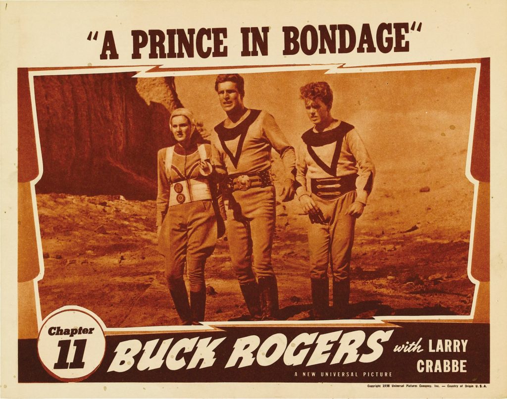 Mozis vitrinfotó az 1939-es Buck Rogers serialhoz