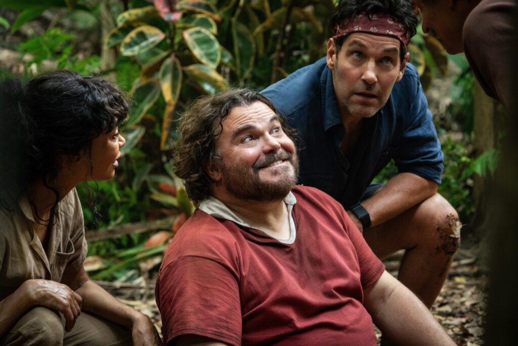 Jack Black arcára fagyott a vigyor az Anakonda című filmben