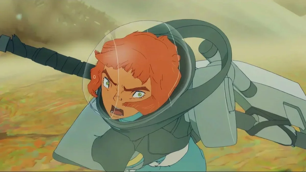 Harctéri szuka az All You Need Is Kill című filmben